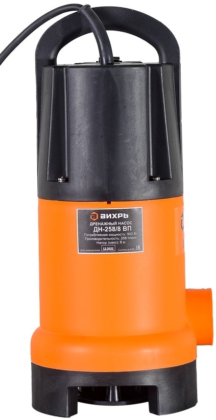 Дренажный насос Вихрь ДН-258/8 ВП
